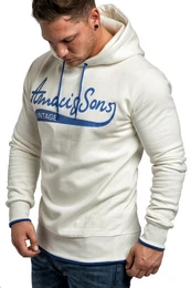 Kapuzenpullover MENIFEE Kapuzenpullover Herren Basic Kontrast Sweatjacke Pullover Hoodie Kapuzenpullover