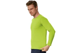 dressforfun Langarm-Shirt Männer Grün/Neonfarben/Gelb