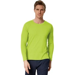 dressforfun Langarm-Shirt Männer Grün/Neonfarben/Gelb