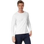 dressforfun Langarm-Shirt Männer Weiß/Creme/Dunkelblau dressforfun Langarm-Shirt Männer Weiß/Creme/Dunkelblau