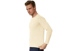 dressforfun Langarm-Shirt Männer Gelb/Khaki