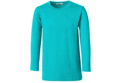 dressforfun Langarm-Shirt Männer Türkis/Grün