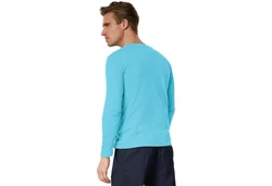 dressforfun Langarm-Shirt Männer Türkis/Hellblau/Blau