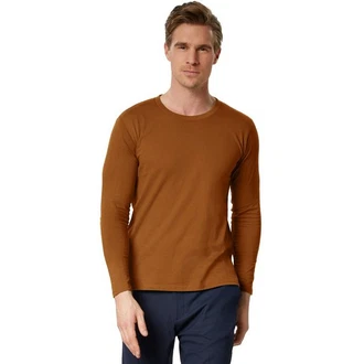 dressforfun Langarm-Shirt Männer Braun/Beige/Khaki/Orange dressforfun Langarm-Shirt Männer Braun/Beige/Khaki/Orange