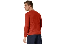 dressforfun Langarm-Shirt Männer Orange/Rot/Braun