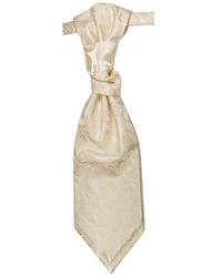 Paul Malone Anzugweste Herren Hochzeitsweste mit Plastron Set 2tlg florale (V15) cappuccino/braun (V42)
