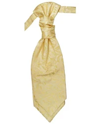 Paul Malone Anzugweste Herren Hochzeitsweste mit Plastron Set 2tlg florale (V15) creme/gold