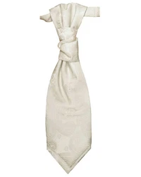 Paul Malone Anzugweste Herren Hochzeitsweste mit Plastron Set (V19) elfenbein (V44)