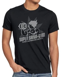 T-Shirt Super Saiya Gym super dragonball z gt songoku dbz daima
