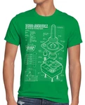 style3 Print-Shirt Herren T-Shirt VCS Computer Joystick Classic Gamer Retro Grün/Neonfarben