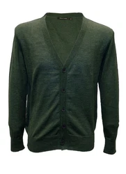 Posh Gear Cardigan Herren Crodasera Dunkelgrün/Grün