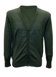 Posh Gear Cardigan Herren Crodasera Dunkelgrün/Grün
