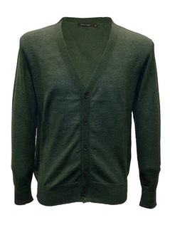 Posh Gear Cardigan Herren Crodasera Dunkelgrün/Grün