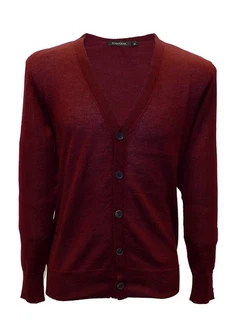 Posh Gear Cardigan Herren Crodasera Dunkelrot/Bordeaux/Rot