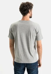 camel active T-Shirt Grau/Hellgrau