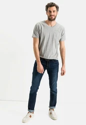 camel active T-Shirt Grau/Hellgrau