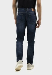 camel active Regular-fit-Jeans 5-Pocket Dunkelblau/Blau