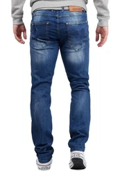 Cipo & Baxx Slim-fit Jeans Casual Hose BA-CD319B Blau/Hellblau