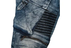 Cipo & Baxx Regular-fit Jeans Cargo Style Blau/Hellblau