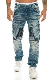 Cipo & Baxx Regular-fit Jeans Cargo Style