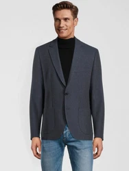 SteffenKlein Anzugsakko Slim Fit Dunkelblau/Grau/Hellblau/Blau