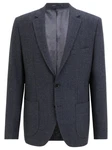 SteffenKlein Anzugsakko Slim Fit Dunkelblau/Grau/Hellblau/Blau