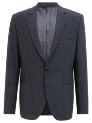 SteffenKlein Anzugsakko Slim Fit Dunkelblau/Grau/Hellblau/Blau