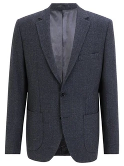 SteffenKlein Anzugsakko Slim Fit Dunkelblau/Grau/Hellblau/Blau