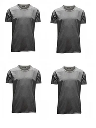 T-Shirt 4er Pack Herren T-Shirt (4-tlg) mit Stretch