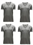 Jack & Jones T-Shirt (4er Pack) Dunkelgrau/Grau/Hellgrau Jack & Jones T-Shirt (4er Pack) Dunkelgrau/Grau/Hellgrau