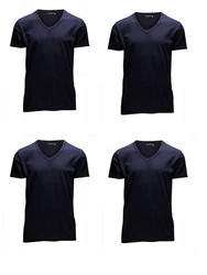 Jack & Jones T-Shirt (4er Pack) Dunkelblau
