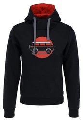 Elkline Kapuzensweatshirt TEAM PLAYER Rot/Schwarz/Dunkelblau/Braun