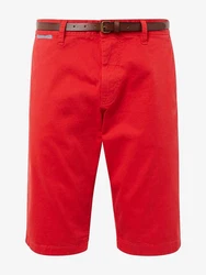TOM TAILOR Chinoshorts JOSH REGULAR Rot/Dunkelrot