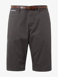TOM TAILOR Chinoshorts JOSH REGULAR Dunkelgrau/Khaki/Grau/Dunkelbraun