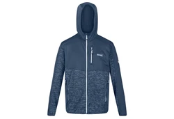 Regatta Funktionsjacke Strickfleecejacke Herren Cadfort mit Kapuze Dunkelblau/Blau/Lila/Hellblau