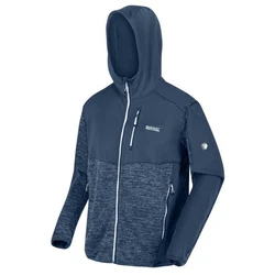 Regatta Funktionsjacke Strickfleecejacke Herren Cadfort mit Kapuze Dunkelblau/Blau/Lila/Hellblau