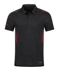 Jako Polo Challenge Dunkelgrau/Rot/Grau/Dunkelrot