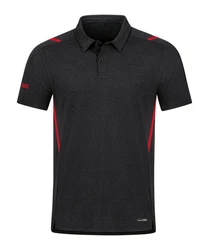 Jako Polo Challenge Dunkelgrau/Rot/Grau/Dunkelrot