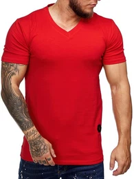 T-Shirt 9031ST (Shirt Polo Kurzarmshirt Tee, 1-tlg) Fitness Freizeit Casual