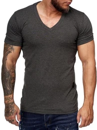 T-Shirt 8031ST (Shirt Polo Kurzarmshirt Tee, 1-tlg) Fitness Freizeit Casual