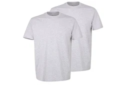 GTZBURG T-Shirt R-Neck (2-tlg) im 2er Pack Grau/Hellgrau