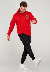 SOULSTAR Kapuzensweatshirt JENARO Rot/Dunkelrot
