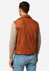 RICANO Weste SK Vest Braun/Orange/Beige/Rot