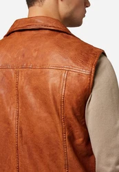 RICANO Weste SK Vest Braun/Orange/Beige/Rot