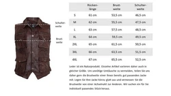 RICANO Weste SK Vest Dunkelrot/Braun/Dunkelbraun/Beige