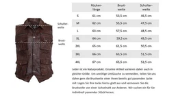 Lederweste SK Vest Hochwertiges Lamm Leder