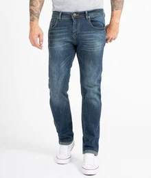 Indumentum Regular-fit-Jeans Herren Jeans Stonewashed Blau IR-504