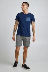 !Solid Aris Herren Sweatshorts Kurze Hose Jogginghose Hellgrau/Dunkelgrau/Grau