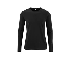 LIVING CRAFTS Langarmshirt FRANK GOTS zertifiziert Blau/Hellblau/Rosa/Rot/Schwarz