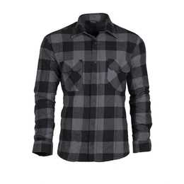 Karohemd HOLZFLLERHEMD LEICHT SCHWARZ/GRAU - XL